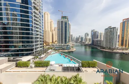 Apartment - 1 Bedroom - 2 Bathrooms for rent in Bay Central West - Bay Central - Dubai Marina - Dubai