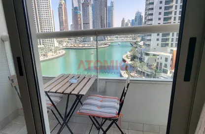 Apartment - 1 Bedroom - 1 Bathroom for sale in Marina View Tower B - Marina View - Dubai Marina - Dubai