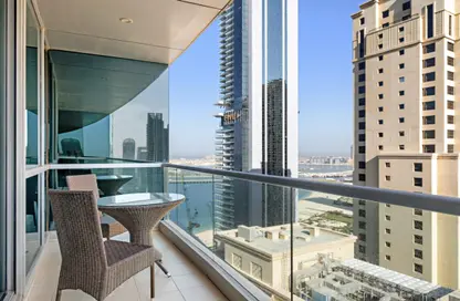 Apartment - 2 Bedrooms - 4 Bathrooms for rent in Blue Beach Tower - Jumeirah Beach Residence - Dubai