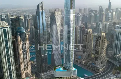 Apartment - 1 Bathroom for sale in Ciel Tower - Dubai Marina - Dubai