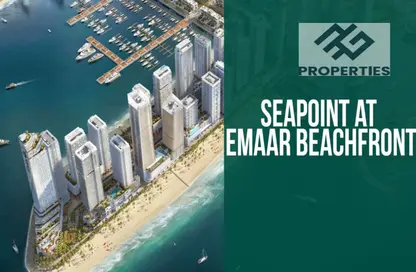 Apartment - 2 Bedrooms - 2 Bathrooms for sale in Seapoint - EMAAR Beachfront - Dubai Harbour - Dubai