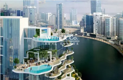 Apartment - Studio - 1 Bathroom for sale in Chic Tower - Business Bay - Dubai