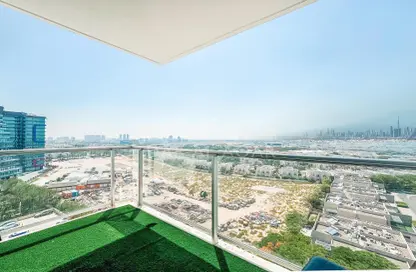 Duplex - 3 Bedrooms - 3 Bathrooms for rent in Binghatti Apartments - Dubai Silicon Oasis - Dubai