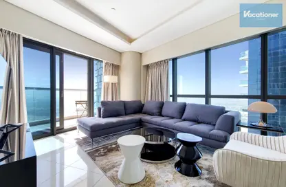Living Room image for: Apartment - 3 Bedrooms - 2 Bathrooms for rent in DAMAC Towers by Paramount - Business Bay - Dubai, Image 1