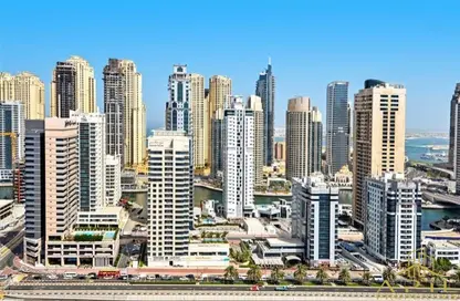 Apartment - 1 Bedroom - 2 Bathrooms for rent in Saba Tower 3 - JLT Cluster Q - Jumeirah Lake Towers - Dubai