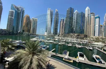 Apartment - 3 Bedrooms - 3 Bathrooms for rent in Al Habtoor Tower - Dubai Marina - Dubai