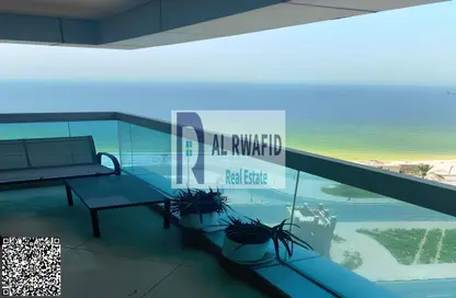 Apartment - 3 Bedrooms - 5 Bathrooms for sale in Corniche Tower - Ajman Corniche Road - Ajman