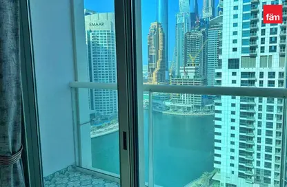 Apartment - 1 Bathroom for rent in Marina View Tower A - Marina View - Dubai Marina - Dubai