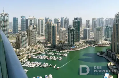 Apartment - 2 Bedrooms - 3 Bathrooms for rent in Damac Heights - Dubai Marina - Dubai