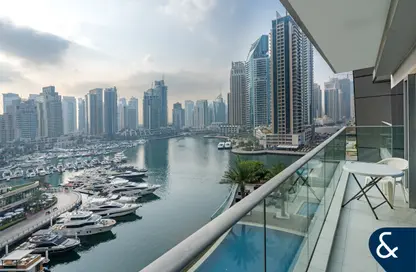 Apartment - 2 Bedrooms - 3 Bathrooms for sale in Damac Heights - Dubai Marina - Dubai