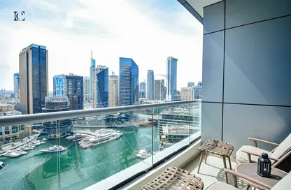 Apartment - 1 Bedroom - 2 Bathrooms for rent in Central Tower - Bay Central - Dubai Marina - Dubai