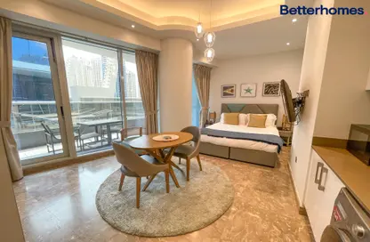 Apartment - 1 Bathroom for rent in Orra Harbour Residences and Hotel Apartments - Dubai Marina - Dubai