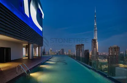 Apartment - 3 Bedrooms - 3 Bathrooms for rent in Paramount Tower Hotel  and  Residences - Business Bay - Dubai