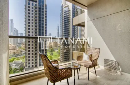 Apartment - Studio - 1 Bathroom for rent in Elite Downtown Residence - Downtown Dubai - Dubai