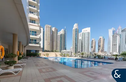 Apartment - 1 Bedroom - 2 Bathrooms for rent in Marina View Tower A - Marina View - Dubai Marina - Dubai