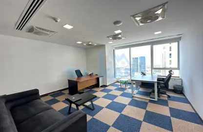 Living / Dining Room image for: Business Centre - Studio for rent in Churchill Towers - Business Bay - Dubai, Image 1