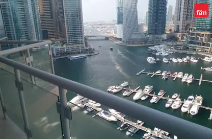 Apartment - 3 Bedrooms - 4 Bathrooms for rent in Al Habtoor Tower - Dubai Marina - Dubai