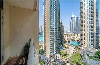 Apartment - 1 Bathroom for rent in Boulevard Central Tower 2 - Boulevard Central Towers - Downtown Dubai - Dubai