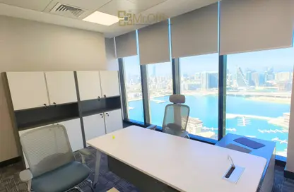 Office Space - Studio - 4 Bathrooms for rent in Tamouh Tower - Marina Square - Al Reem Island - Abu Dhabi