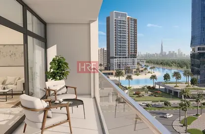 Apartment - Studio - 1 Bathroom for sale in Azizi Riviera 59 - Meydan One - Meydan - Dubai