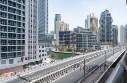 Apartment - 1 Bathroom for rent in Sparkle Tower 3 - Sparkle Towers - Dubai Marina - Dubai