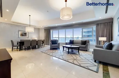 Apartment - 3 Bedrooms - 3 Bathrooms for rent in Marriott Harbour Hotel and Suites - Dubai Marina - Dubai