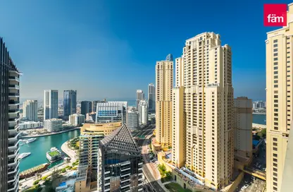 Apartment - 1 Bedroom - 2 Bathrooms for rent in Marina Wharf 2 - Marina Wharf - Dubai Marina - Dubai