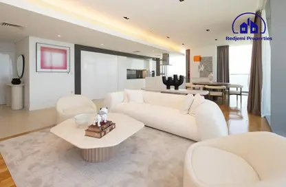 Apartment - 4 Bedrooms - 5 Bathrooms for rent in Apartment Building 2 - Bluewaters Residences - Bluewaters - Dubai