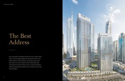 Apartment - 2 Bedrooms - 3 Bathrooms for sale in St Regis The Residences - Burj Khalifa Area - Downtown Dubai - Dubai