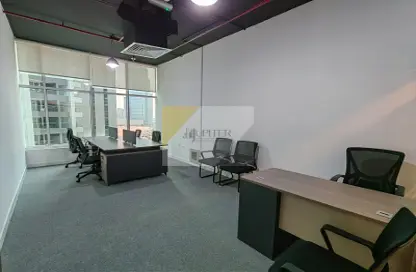 Office Space - Studio - 1 Bathroom for rent in Clover Bay Tower - Business Bay - Dubai