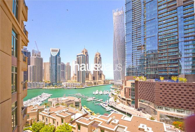 Apartment - 3 Bedrooms - 4 Bathrooms for rent in Al Fairooz Tower - Emaar 6 Towers - Dubai Marina - Dubai