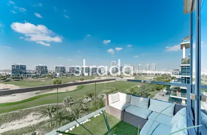 Apartment - 3 Bedrooms - 3 Bathrooms for rent in Golf Panorama B - Golf Panorama - DAMAC Hills - Dubai