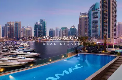 Apartment - 2 Bedrooms - 3 Bathrooms for rent in Damac Heights - Dubai Marina - Dubai