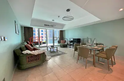 Apartment - 2 Bedrooms - 3 Bathrooms for rent in The Waves Tower A - The Waves - Dubai Marina - Dubai