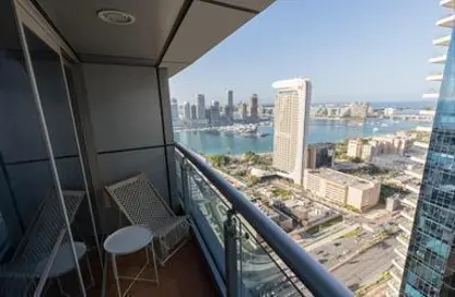 Apartment - 1 Bedroom - 1 Bathroom for rent in Princess Tower - Dubai Marina - Dubai