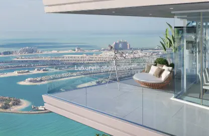 Apartment - 2 Bedrooms - 2 Bathrooms for sale in Seapoint - EMAAR Beachfront - Dubai Harbour - Dubai