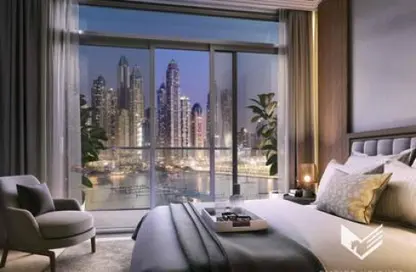 Apartment - 1 Bedroom - 2 Bathrooms for sale in Palace Beach Residence - EMAAR Beachfront - Dubai Harbour - Dubai