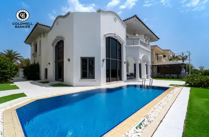 Villa - 5 Bedrooms - 6 Bathrooms for rent in Garden Homes Frond D - Garden Homes - Palm Jumeirah - Dubai