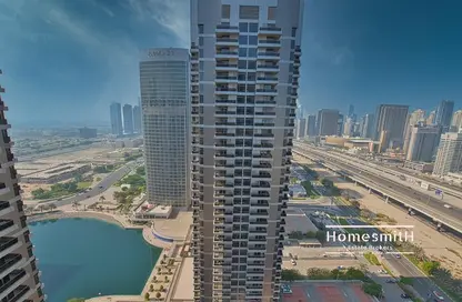 Apartment - 1 Bedroom - 2 Bathrooms for rent in Green Lakes Towers - JLT Cluster S - Jumeirah Lake Towers - Dubai