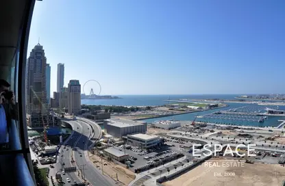 Apartment - 3 Bedrooms - 4 Bathrooms for rent in Princess Tower - Dubai Marina - Dubai