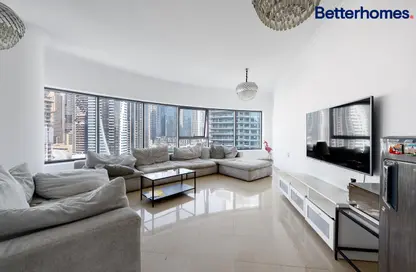 Apartment - 3 Bedrooms - 3 Bathrooms for rent in Time Place Tower - Dubai Marina - Dubai