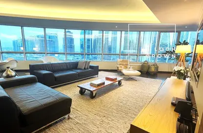 Apartment - 4 Bedrooms - 5 Bathrooms for rent in Horizon Tower - Dubai Marina - Dubai