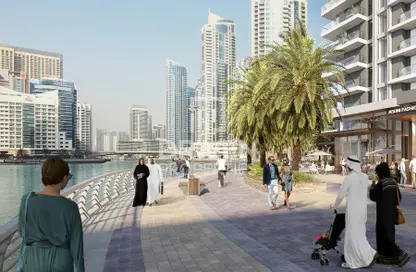 Apartment - 3 Bedrooms - 4 Bathrooms for sale in Marina Shores - Dubai Marina - Dubai