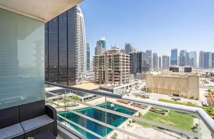 Apartment - 1 Bedroom - 2 Bathrooms for rent in Concorde Tower - JLT Cluster H - Jumeirah Lake Towers - Dubai