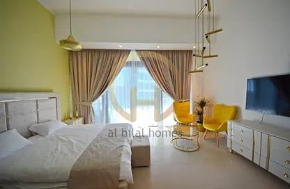 Apartment - Studio - 1 Bathroom for rent in Silverene Tower B - Silverene - Dubai Marina - Dubai