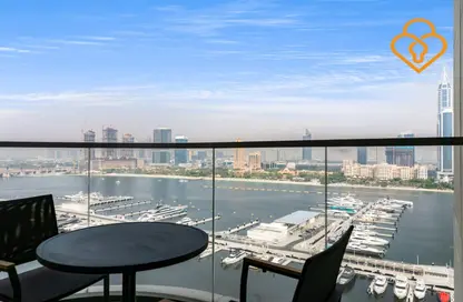 Apartment - 3 Bedrooms - 3 Bathrooms for rent in Marina Vista - EMAAR Beachfront - Dubai Harbour - Dubai