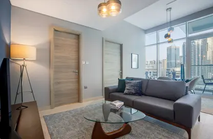 Living Room image for: Apartment - 2 Bedrooms - 2 Bathrooms for rent in Studio One - Dubai Marina - Dubai, Image 1