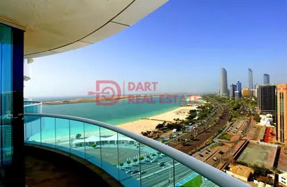 Apartment - 3 Bedrooms - 6 Bathrooms for rent in Bel Ghailam Tower - Corniche Road - Abu Dhabi