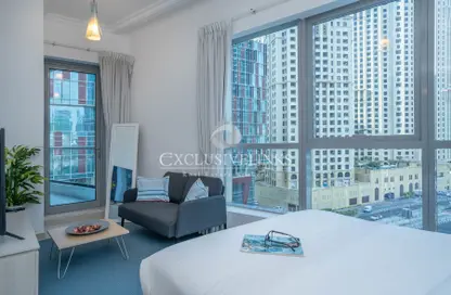 Apartment - Studio - 1 Bathroom for rent in Bay Central West - Bay Central - Dubai Marina - Dubai