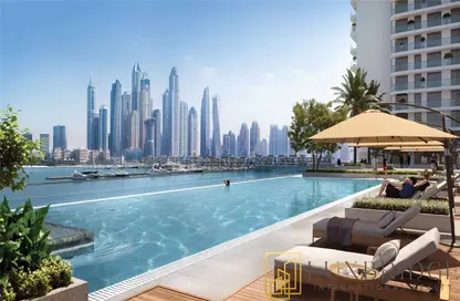 Apartment - 1 Bedroom - 1 Bathroom for sale in Palace Beach Residence - EMAAR Beachfront - Dubai Harbour - Dubai